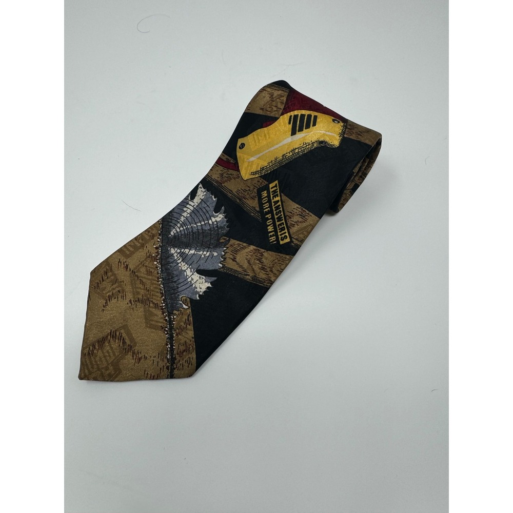 Home Improvement Tie Vintage TV Show Tools‎ Novelty Necktie Funky Pattern
